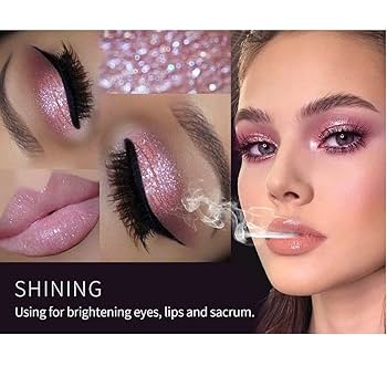 Amazon.com : QiBest Smoke Tube Eyeshadow Set Diamond Pearl